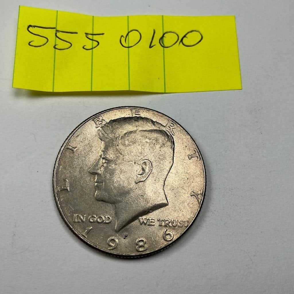 1986 US Kennedy Half Dollar: 1986 US Kennedy Half Dollar