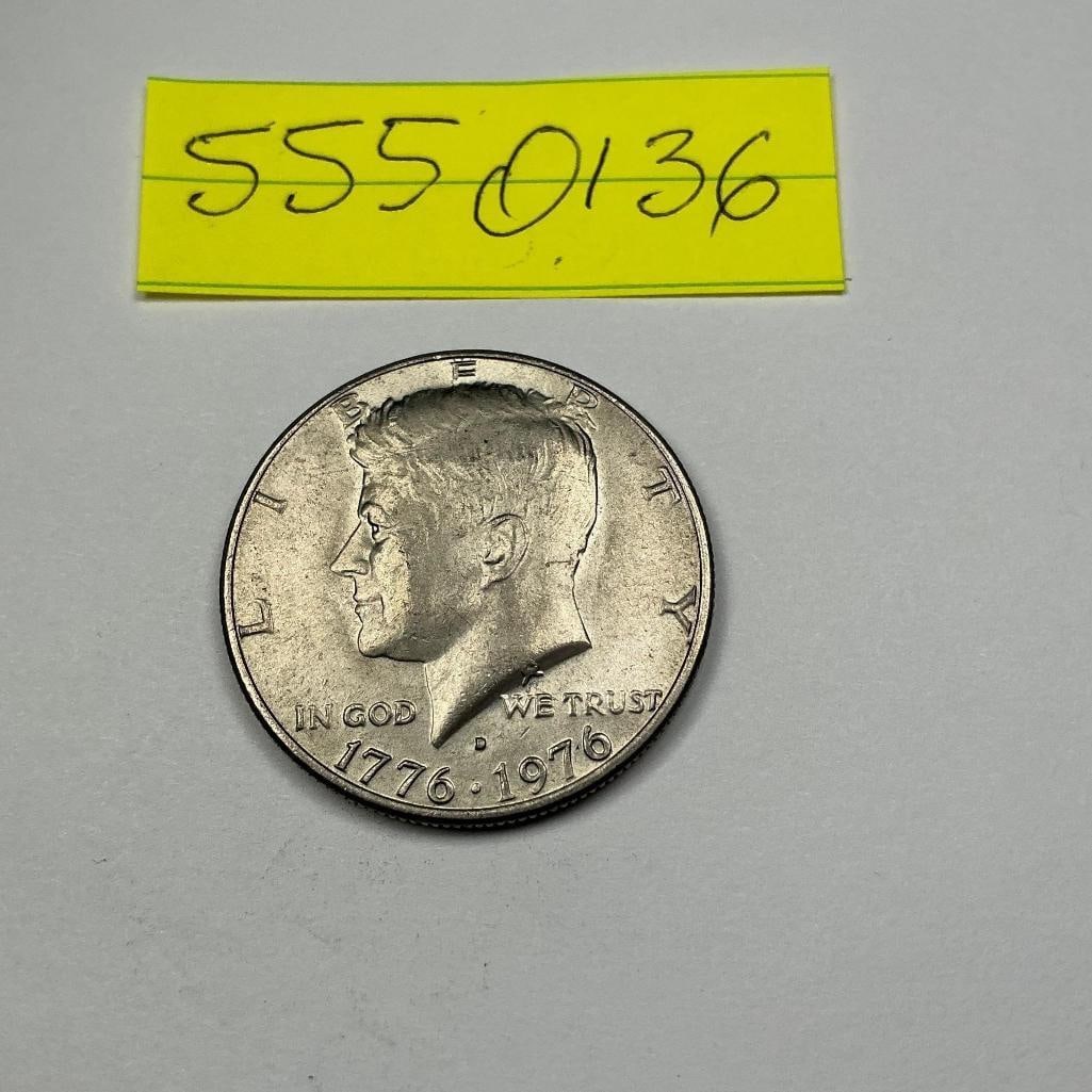 1776-1976 Kennedy Bicentennial Half Dollar: 1776-1976 Kennedy Bicentennial Half Dollar