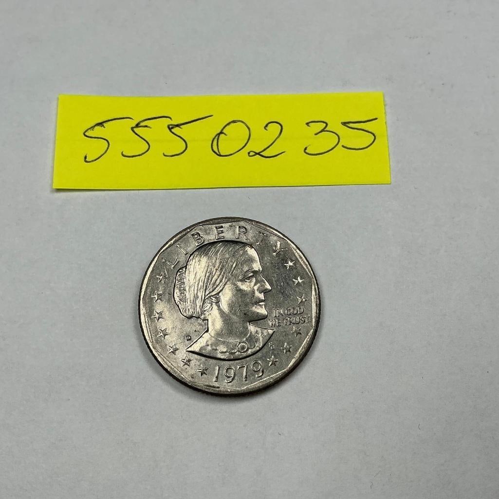 1979 S Susan B. Anthony One Dollar Coin: 1979 S Susan B. Anthony One Dollar Coin