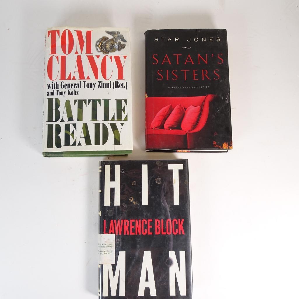 Book Lot of 3: A dynamic three_book bundle offering a mix of military insight, sharp drama, and darkly engaging crime fiction. Battle Ready delivers real_world strategic perspective from Tom Clancy and General Tony