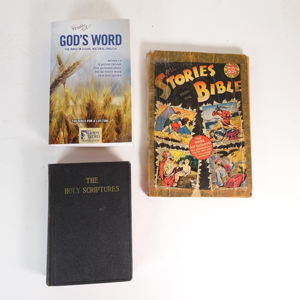 3_Book Bible & Scripture Lot (1 of 9)