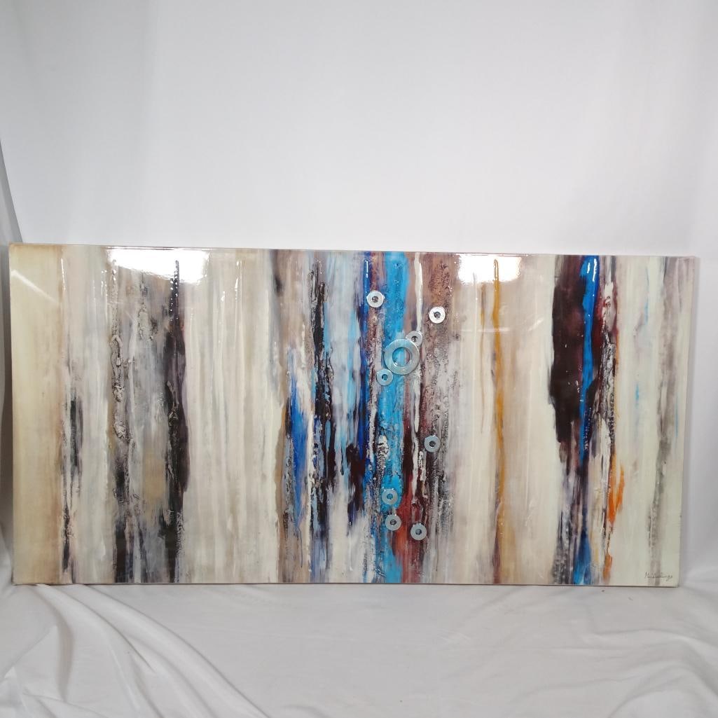 Textured Mixed Media Canvas (1 of 6)