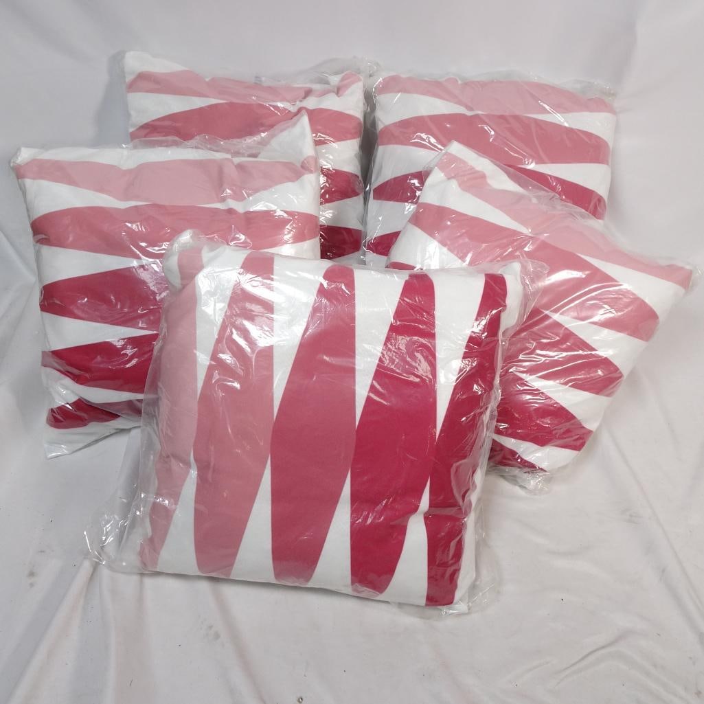 Lot of 5 Parkland Collection Greek Key Decorative Pillows (1 of 5)