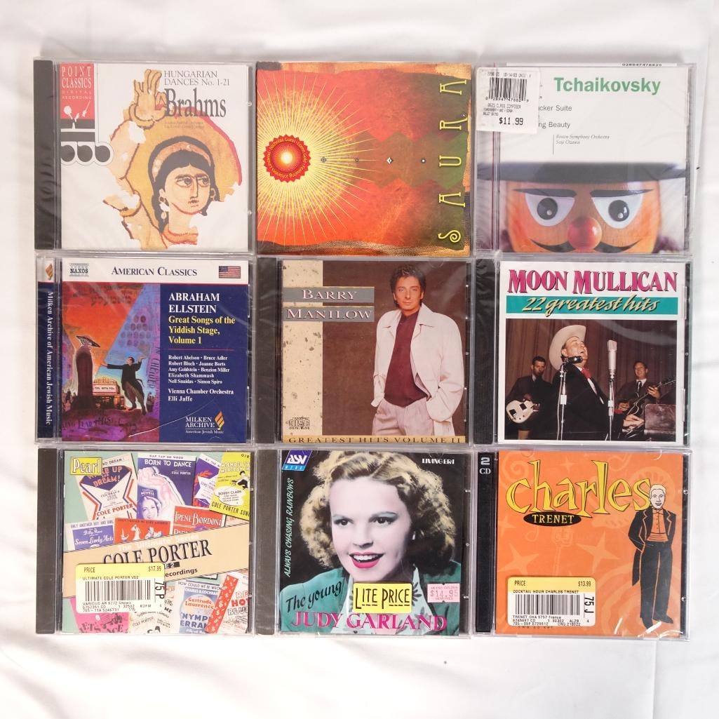 Lot of 9 CDs Barry Manilow, Judy Garland, Classical & Vintage Vocal Mix (1 of 2)