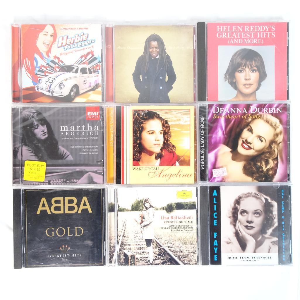 Lot of 9 CDs Pop, Classical & Vintage Vocal Collection (ABBA, Tracy Chapman, Martha Argerich) (1 of 2)