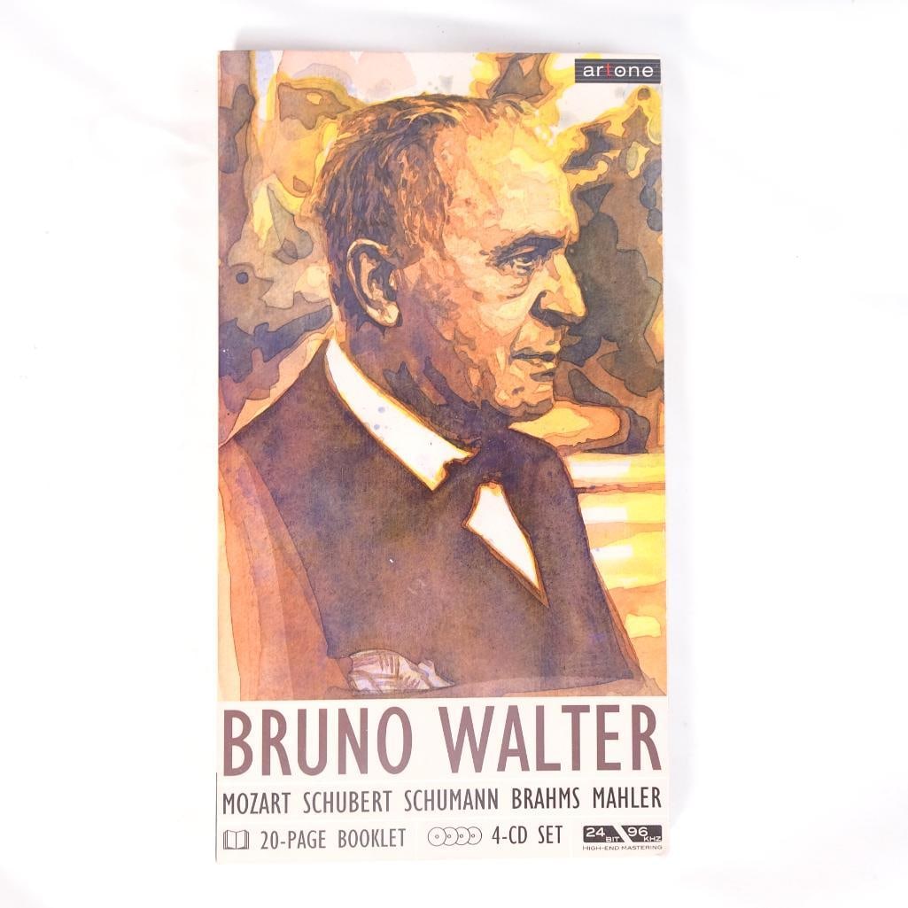 Bruno Walter 4 CD Box Set Mozart Schubert Brahms Mahler Artone Classical (1 of 4)