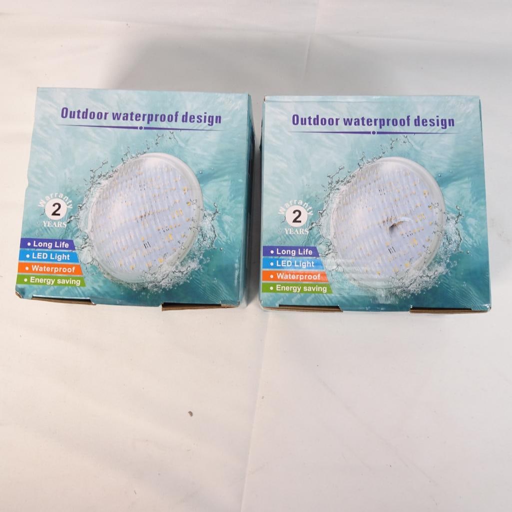 Lot of 2 PAR36 LED Bulb 12W 6000K Waterproof Outdoor Pool Landscape Light ACDC 12-36V (1 of 7)