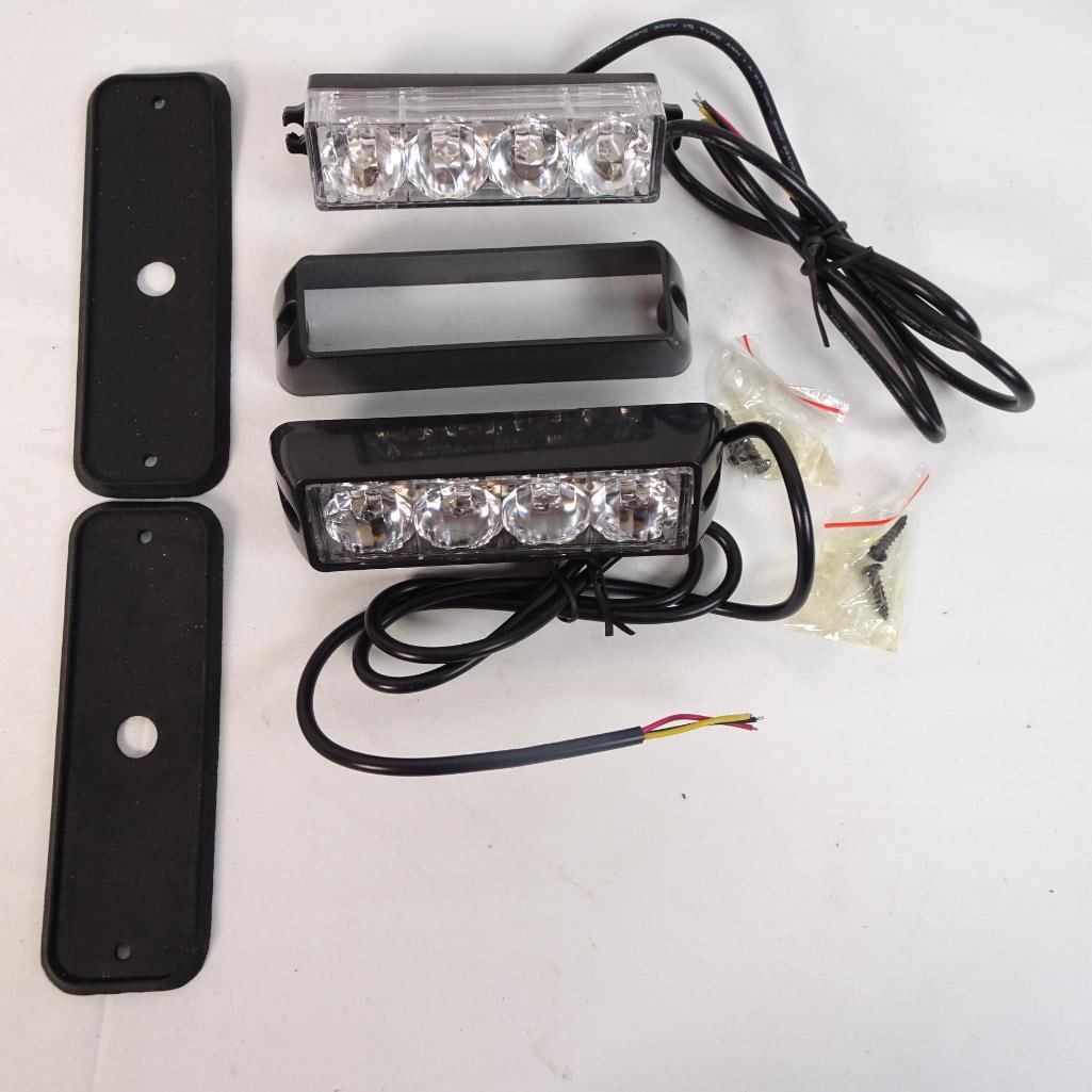 LED Warning Strobe Lights with Mounting Hardware (1 of 4)