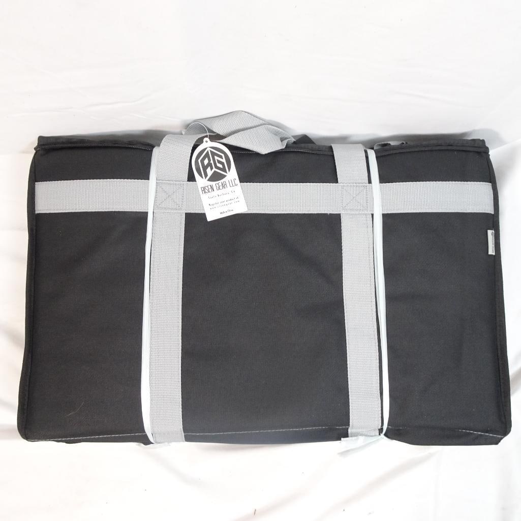 Risen Gear LLC Padded Utility Storage Carry Bag Black Gray 26" x 17" New (1 of 6)