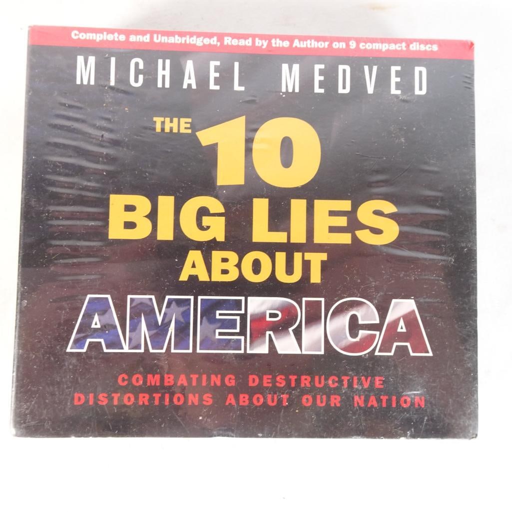 Michael Medved The 10 Big Lies About America Audio Book CD Set 9 Discs Sealed (1 of 3)