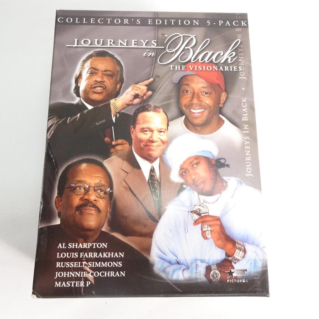 Journeys in Black The Visionaries DVD 5 Disc Collector?s Set BET Al Sharpton Russell Simmons (1 of 4)