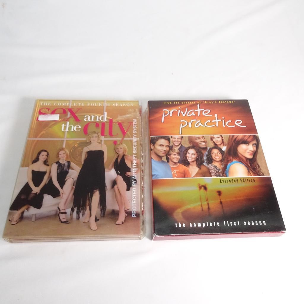 DVD Lot TV Series Sex and the City Season 4 + Private Practice Season 1 Complete Sets (1 of 5)
