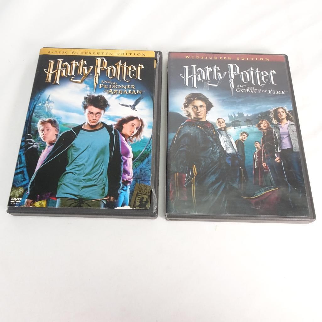Harry Potter DVD Lot 2 Movies Prisoner of Azkaban + Goblet of Fire Bundle (1 of 2)