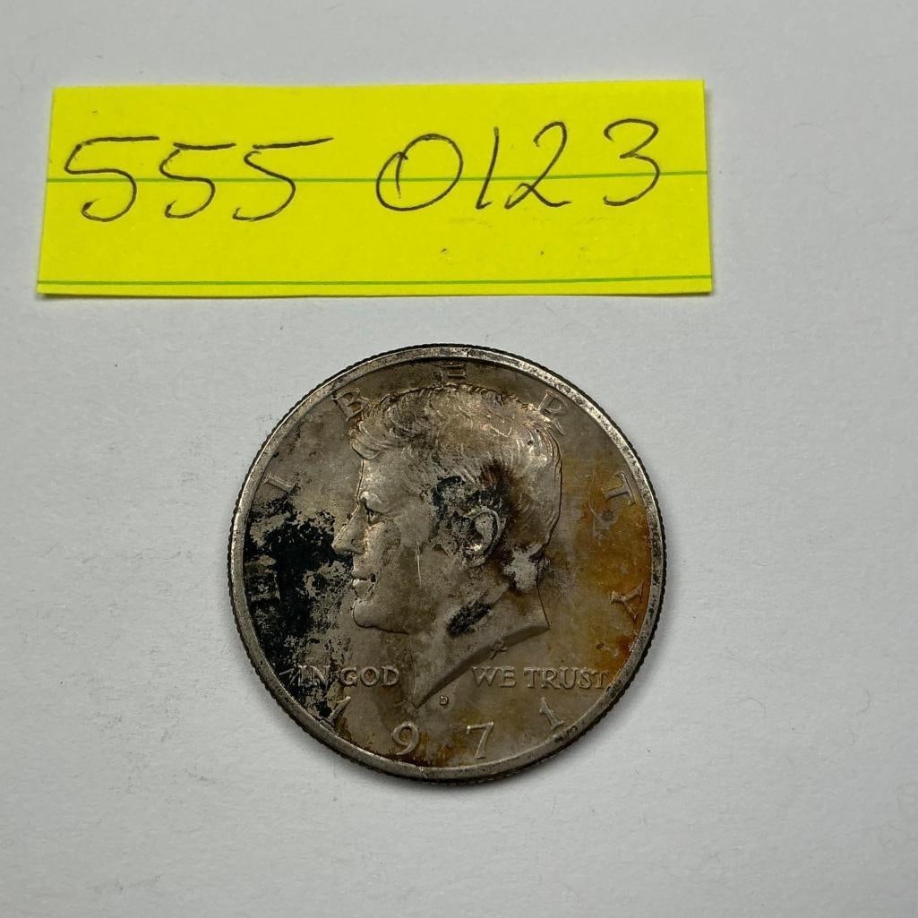 1971 US Kennedy Half Dollar (1 of 2)