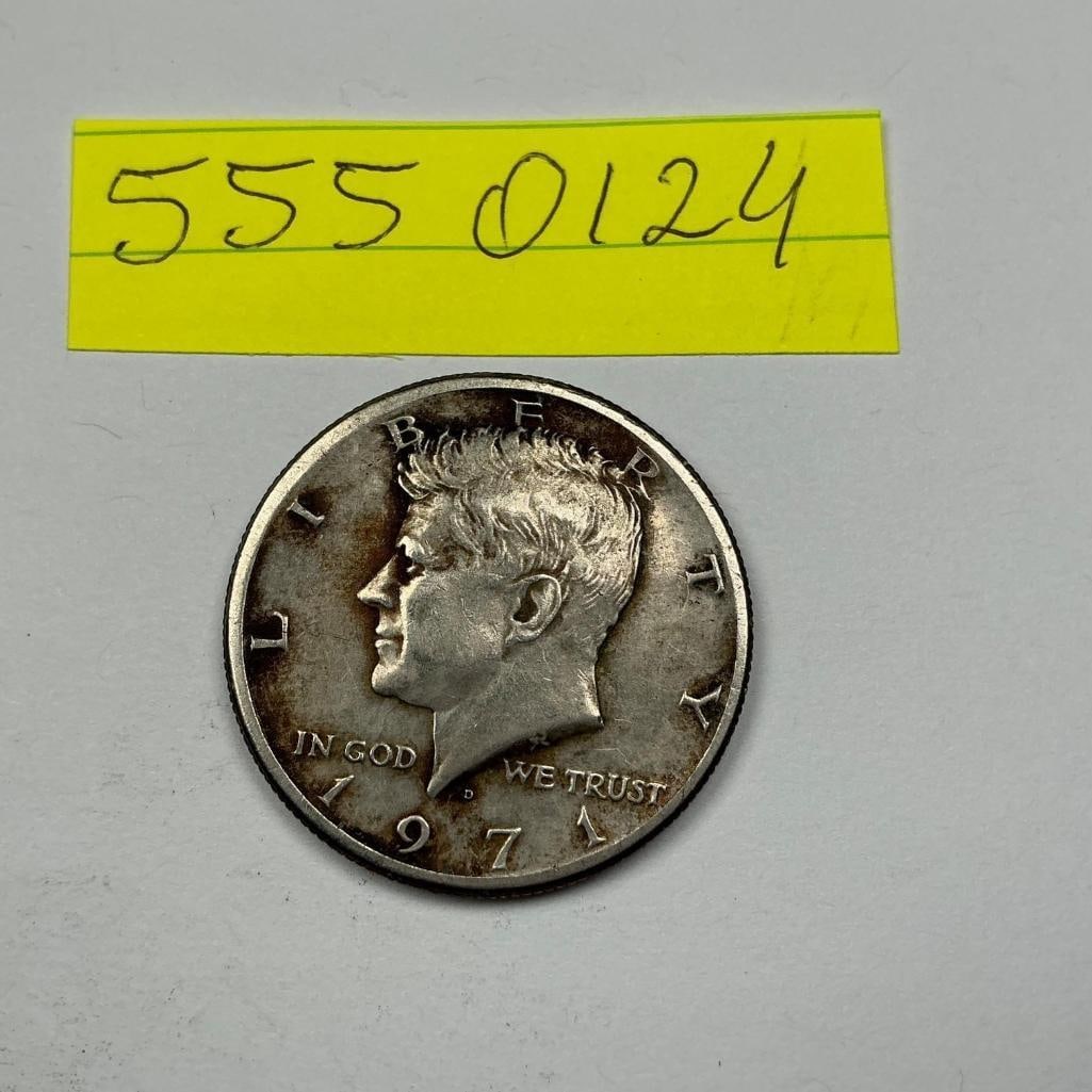 1971 US Kennedy Half Dollar (1 of 2)