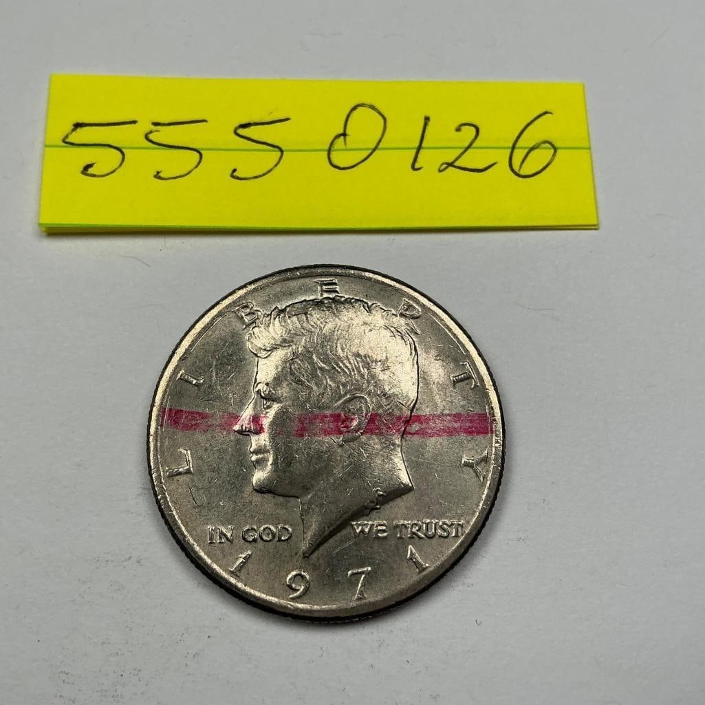 1971 US Kennedy Half Dollar (1 of 2)