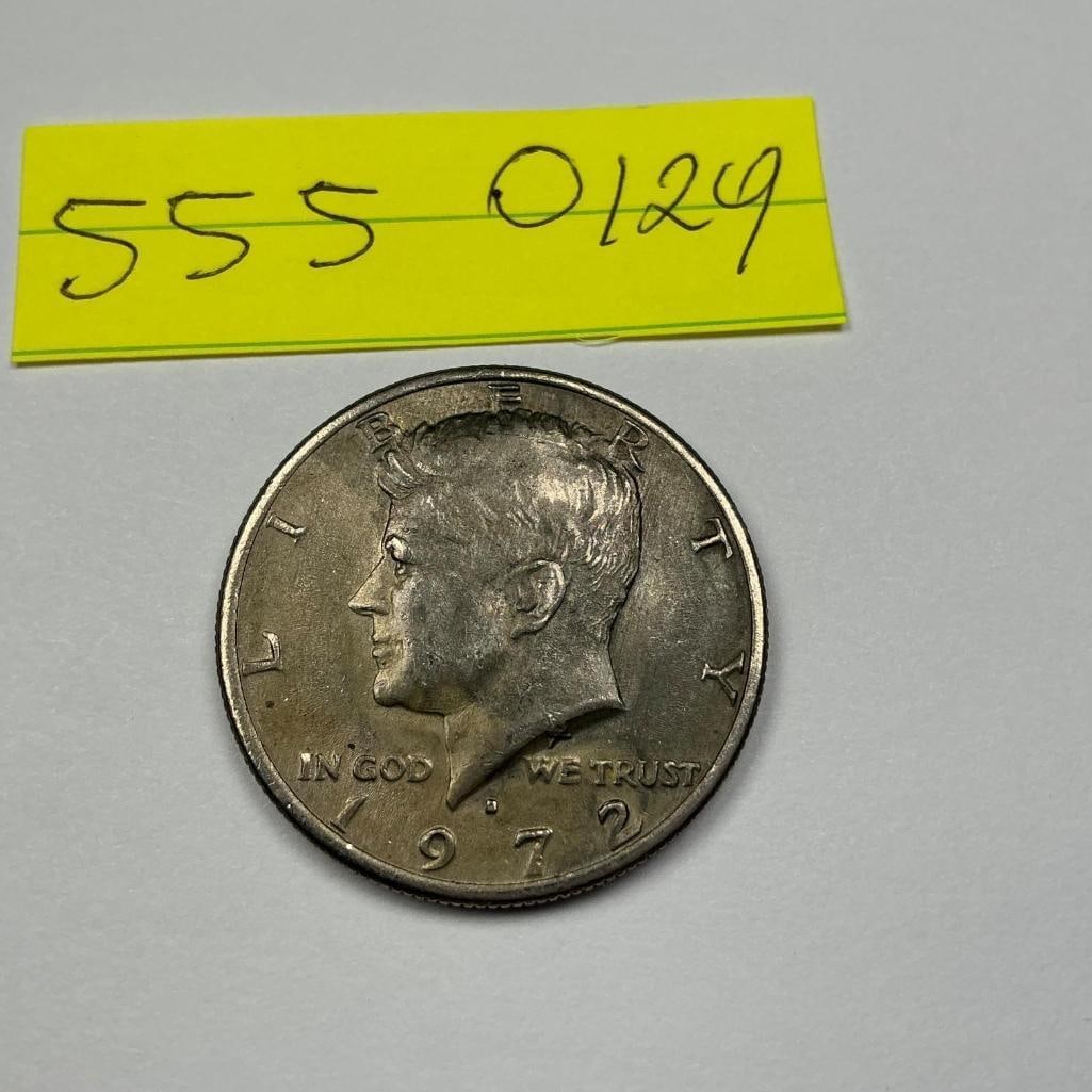 1972 US Kennedy Half Dollar (1 of 2)