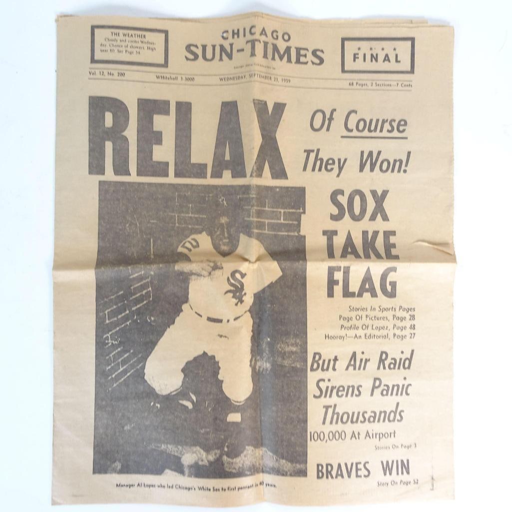 Vintage Chicago Sun-Times Newspapers (1 of 11)