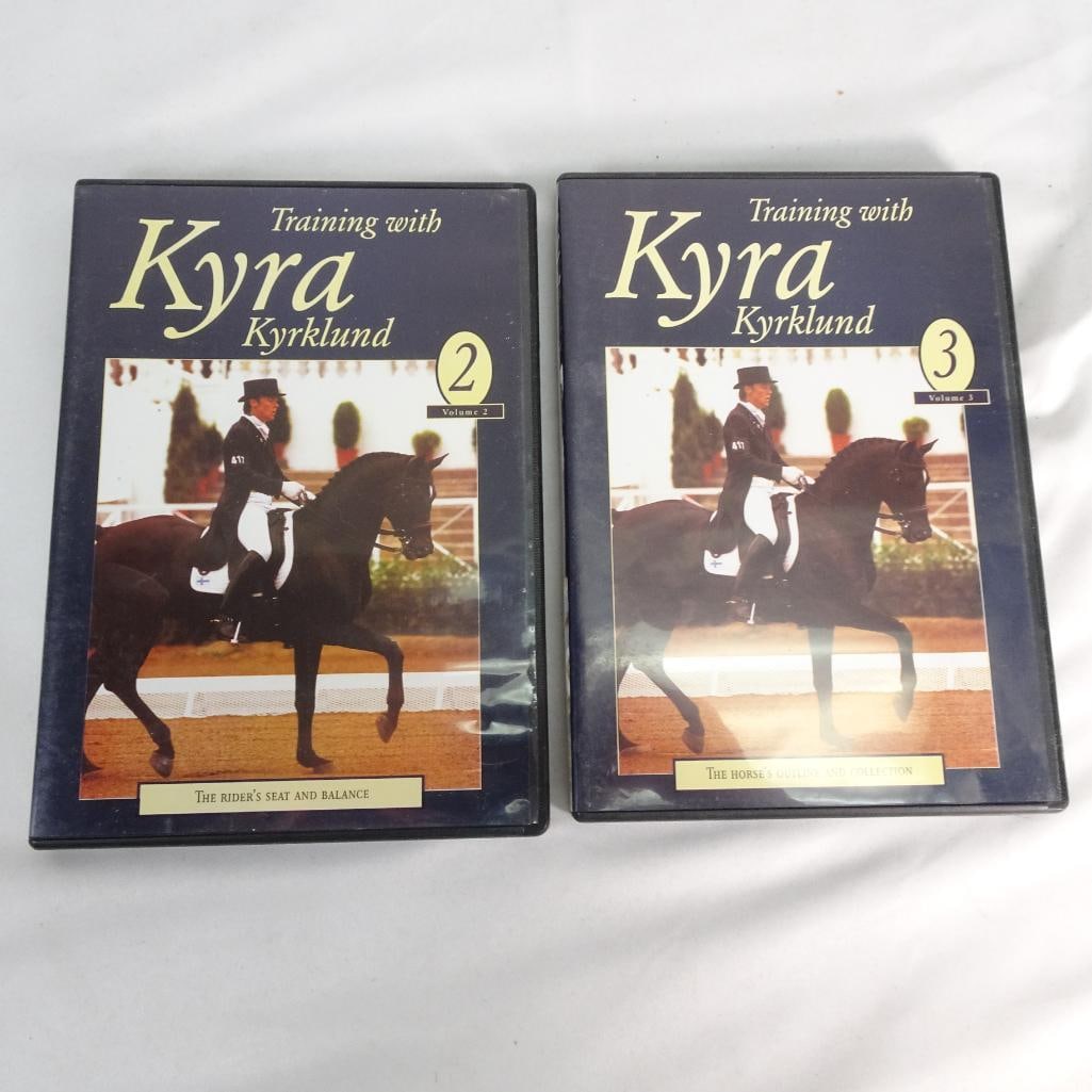 Training with Kyra Kyrklund DVD Lot (2) - Vol. 2 and 3 Dressage Horse Training (1 of 2)