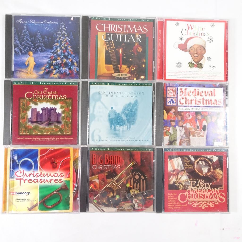 Christmas CD Lot Instrumental Holiday Music Bing Crosby Trans Siberian Orchestra + More (1 of 2)
