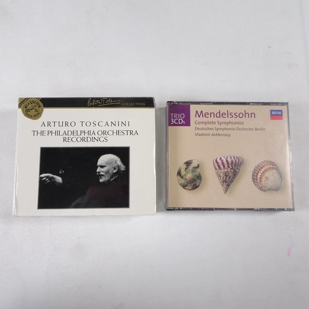 Classical Music CD Lot 7 CDs Toscanini Box Set + Mendelssohn Complete Symphonies Decca (1 of 7)