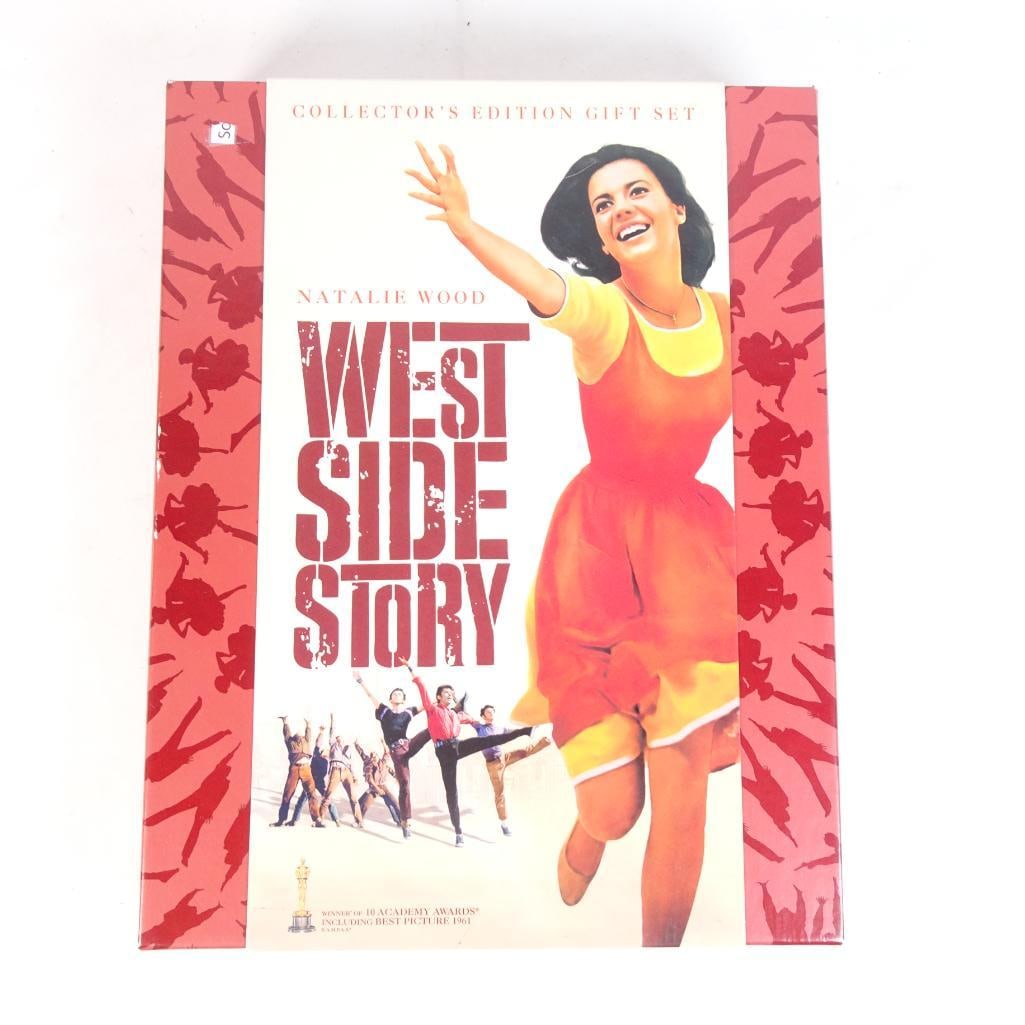 West Side Story Collector?s Edition Gift Set DVD + CD Soundtrack + Songbook - Box Set: Original West Side Story Collectors Edition Gift Set ?a beautiful and collectible box featuring the classic award-winning musical film along with soundtrack and songbook. A must-have for fans of class