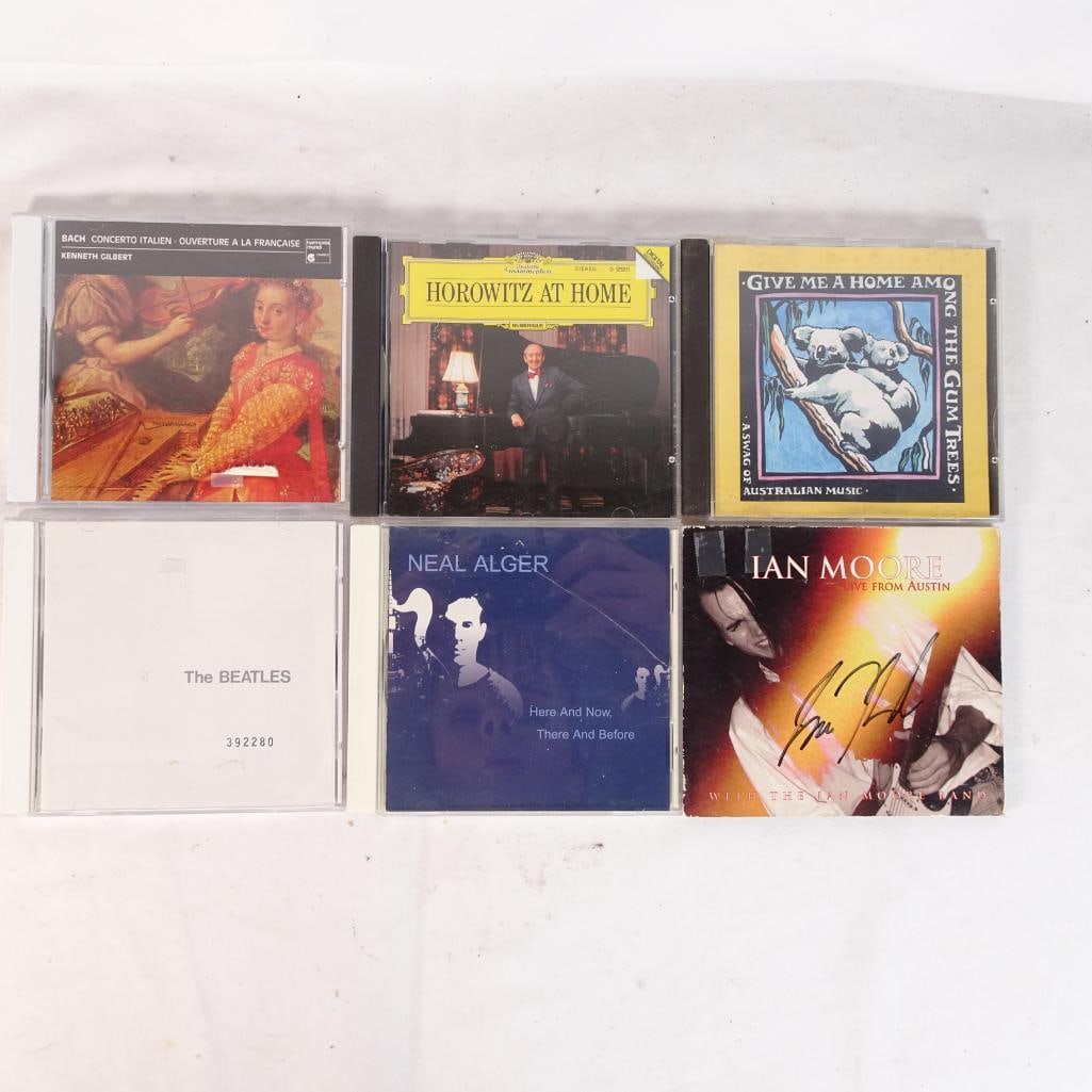 Mixed CD Lot - The Beatles, Classical, Jazz, Rock - 6 CDs Horowitz, Bach, Ian Moore and More (1 of 2)