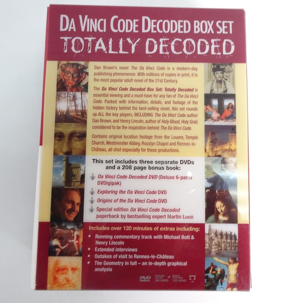 Da Vinci Code Decoded Box Set DVD + Book + 2 Extra DVDs - Complete Set Dan Brown - 2