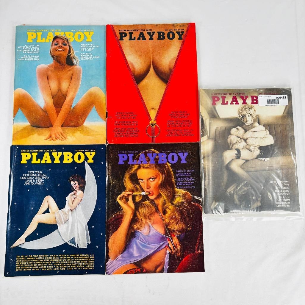 Vintage Playboy Magazines Iconic Collectibles 1973 (1 of 2)