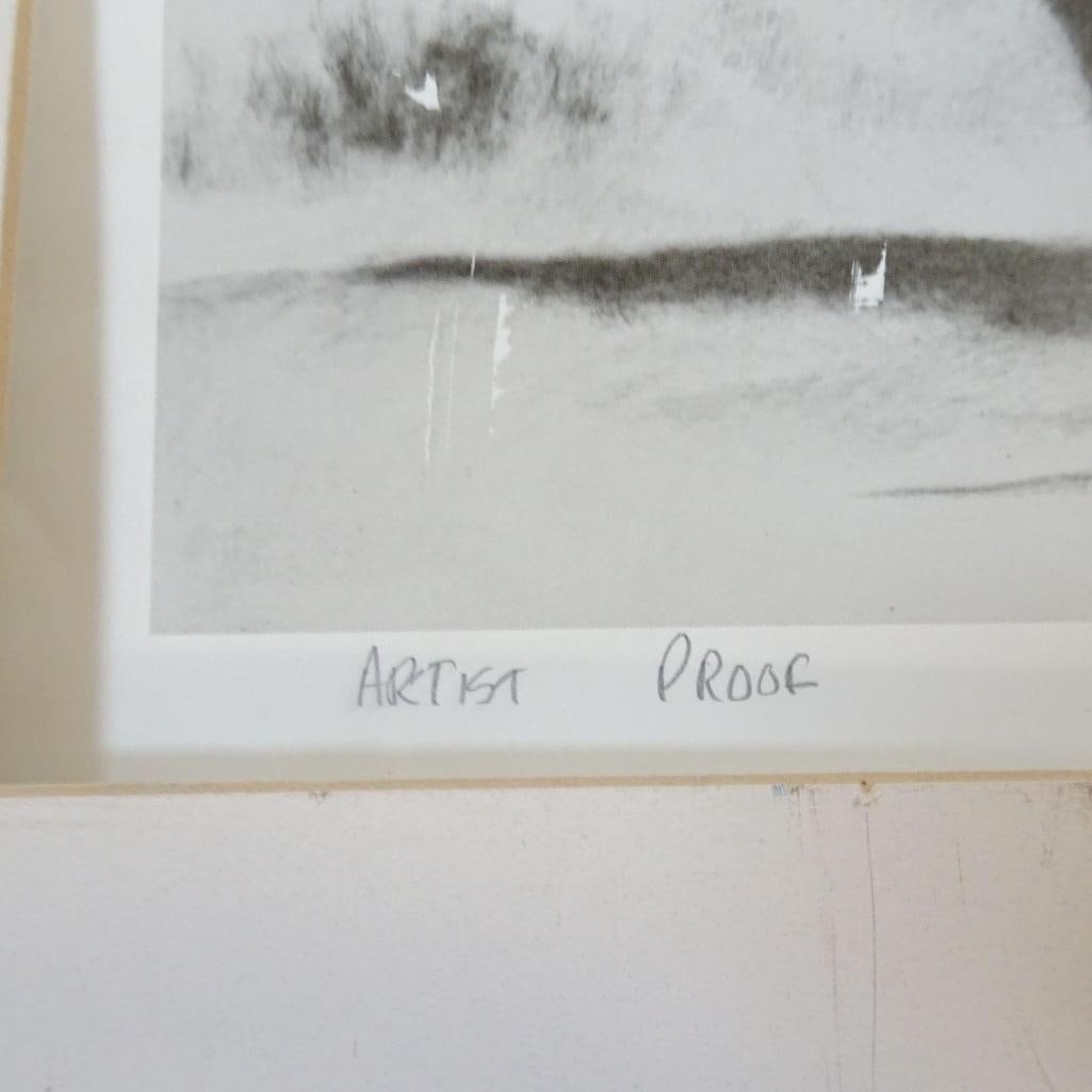 Original Graphite Drawing "Coyote" - 4