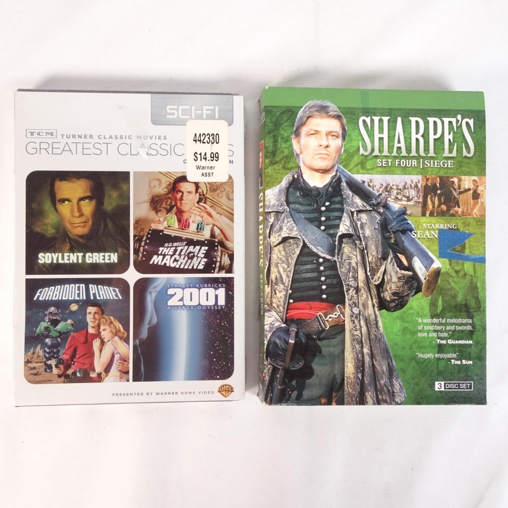 Sharpe?s Set Four Siege DVD 3 Disc Set + TCM Sci-Fi Classics 4 Film Collection Lot (1 of 3)