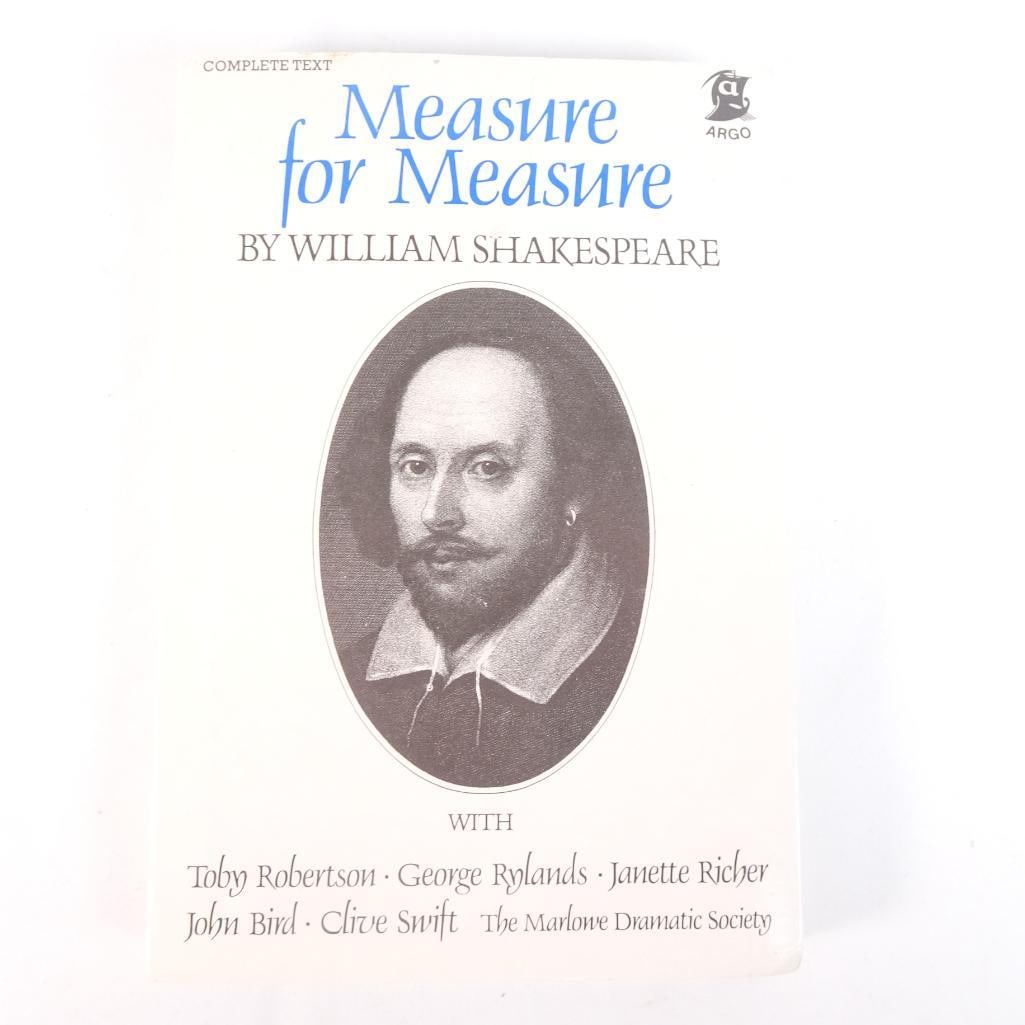 Measure for Measure by William Shakespeare ? 2 Cassette Audio Set Argo Complete Text (1 of 3)