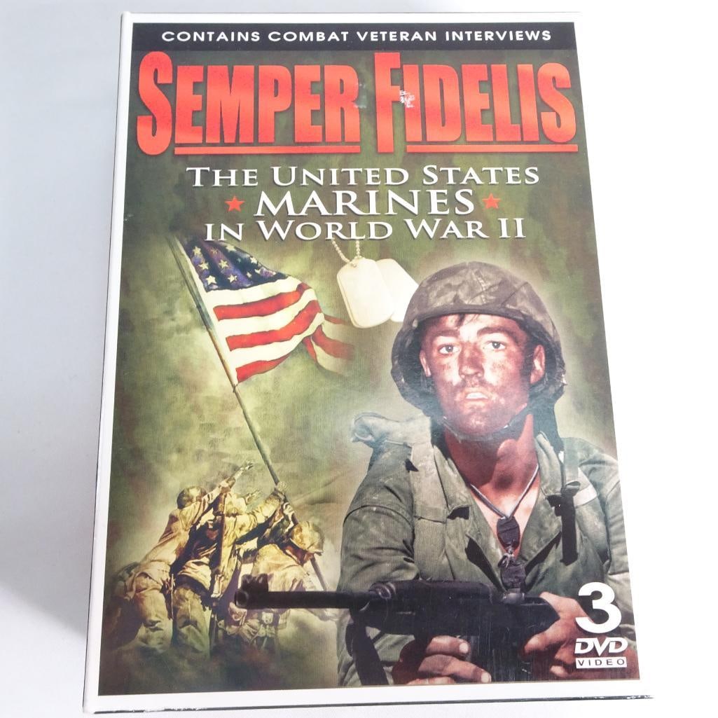 Semper Fidelis US Marines WWII DVD 3 Disc Set World War II Documentary Military History (1 of 4)
