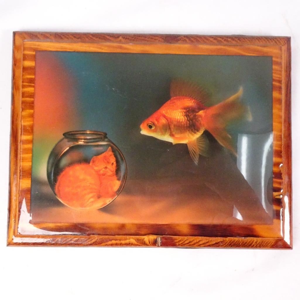 Vintage Lenticular 3D Wall Plaque (1 of 4)