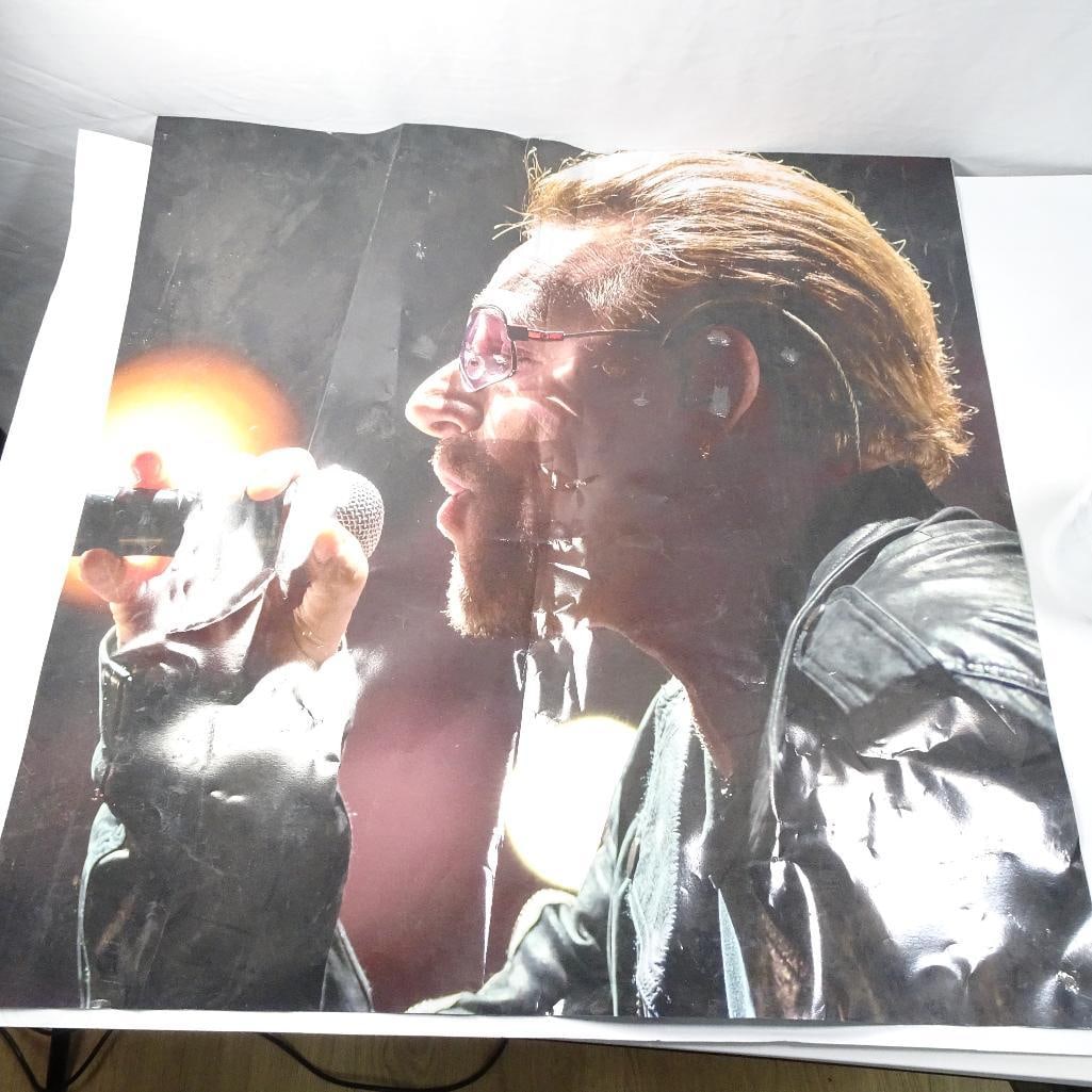 Large U2 Bono Concert Poster Print (1 of 4)