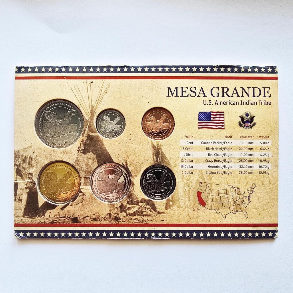 2011 Mesa Grande - US American Indian Tribe Coin Set - 6 Total Coins (1 of 10)