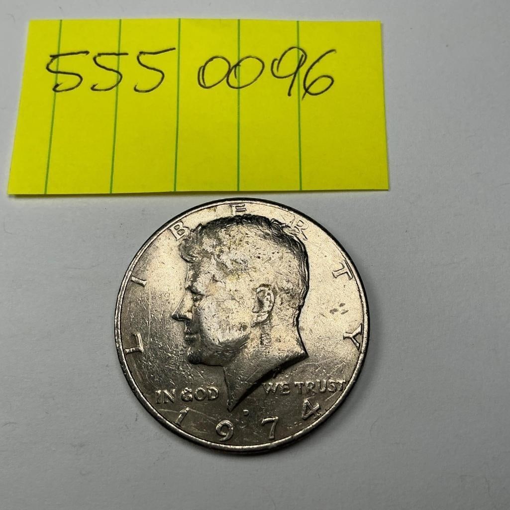 1974 US Kennedy Half Dollar (1 of 2)