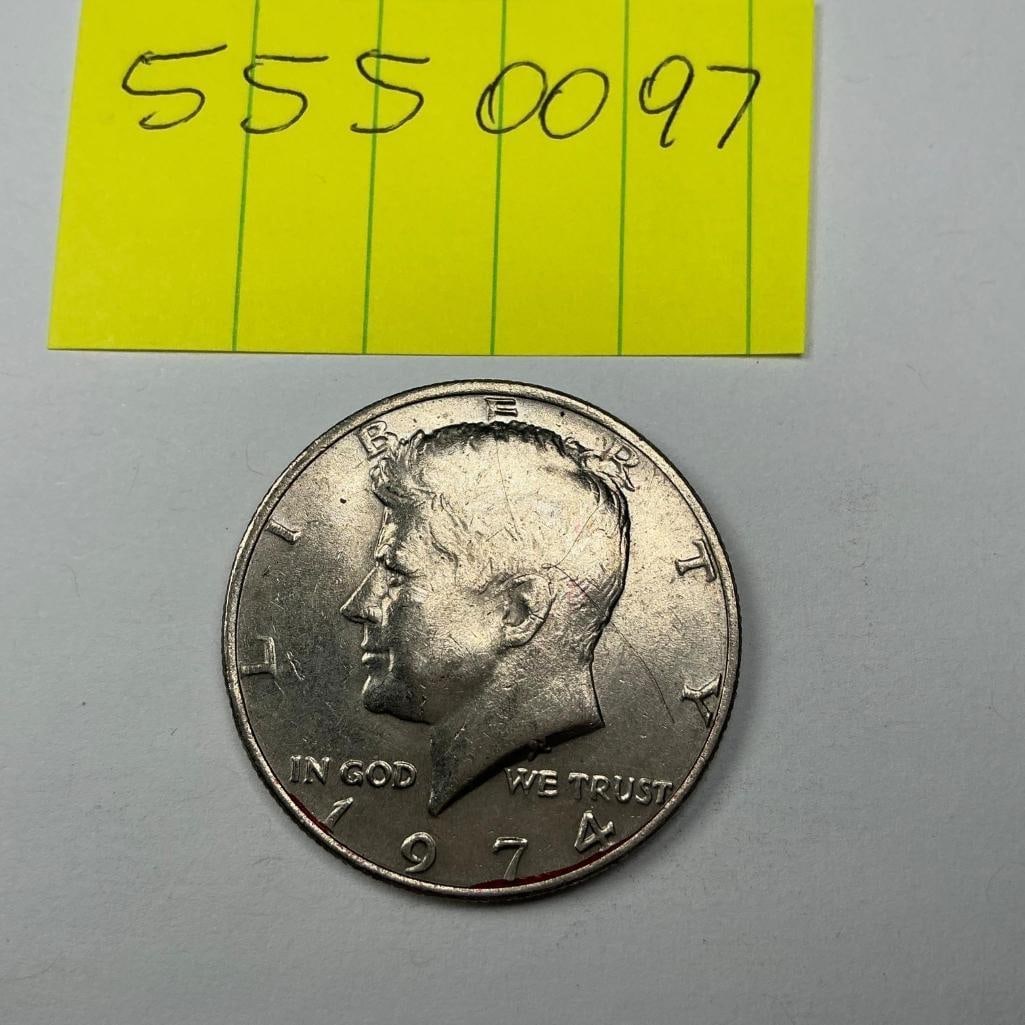 1974 US Kennedy Half Dollar (1 of 2)