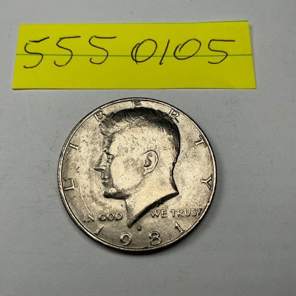 1981 US Kennedy Half Dollar: 1981 US Kennedy Half Dollar