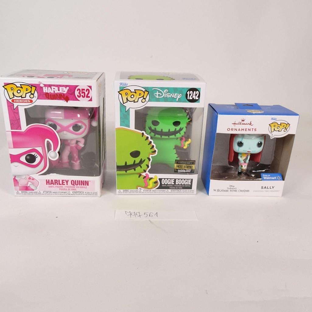 Funko Pop Lot of 3 - Sally, Oogie and Harley (1 of 8)