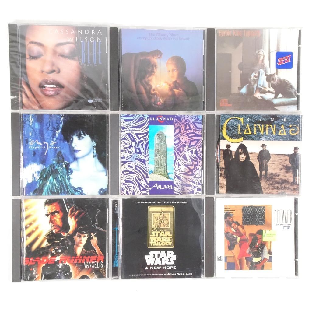 Mixed CD Lot Star Wars Blade Runner Enya Clannad Carole King 9 CDs (1 of 2)