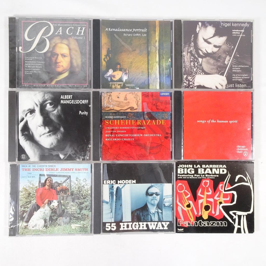 Mixed CD Lot Classical Bach Scheherazade Jazz Jimmy Smith Big Band 9 CDs (1 of 2)