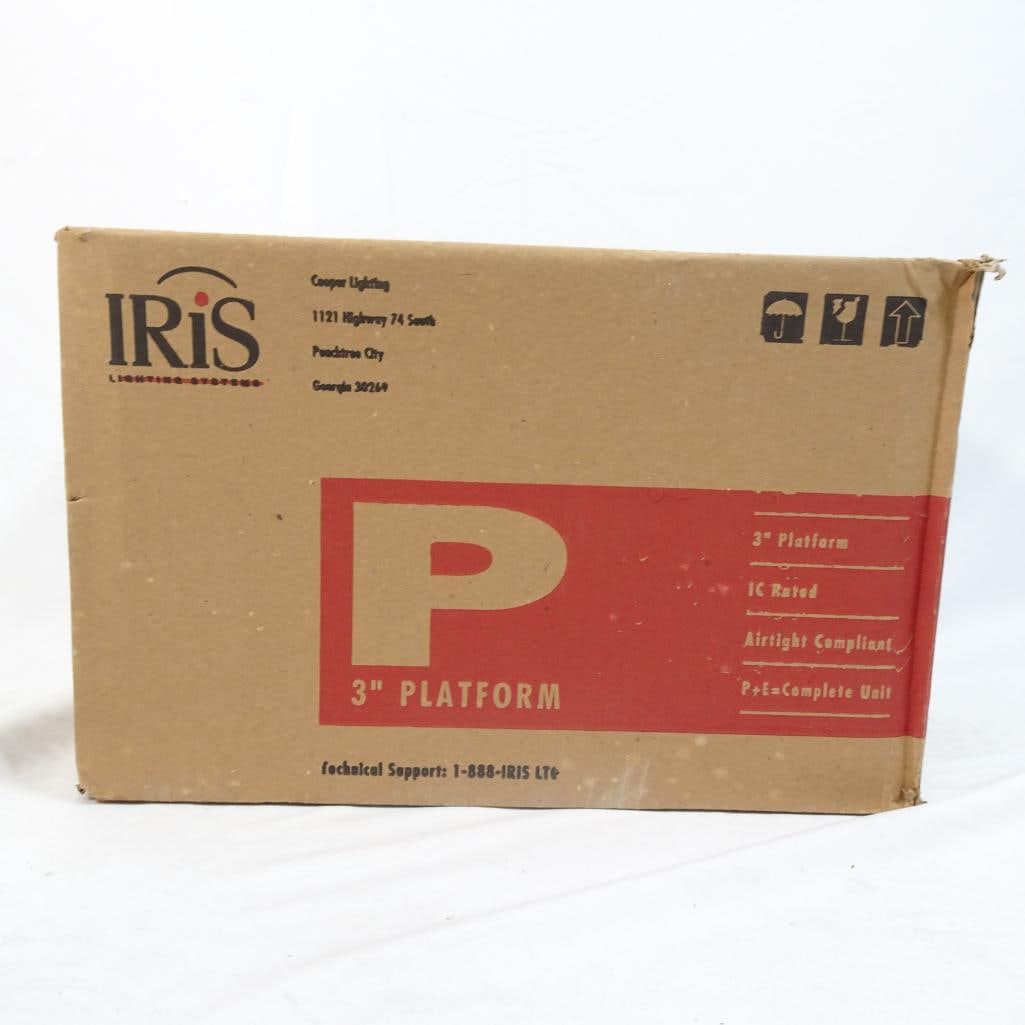 IRiS Cooper Lighting 3" Platform Recessed Housing IC Airtight New Open Box (1 of 7)