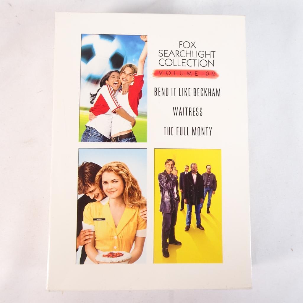 Fox Searchlight Collection Vol 2 DVD Set Bend It Like Beckham Waitress The Full Monty: Fox Searchlight Collection - Volume 02 DVD Set featuring three popular and award-winning films: Bend It Like Beckham (Widescreen Edition) Waitress (Widescreen Edition) The Full Monty A great collectio