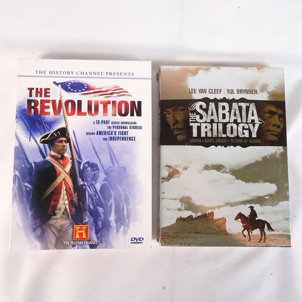 DVD Lot - The Revolution History Channel Complete Series + Sabata Trilogy (Lee Van Cleef) Western Co (1 of 4)