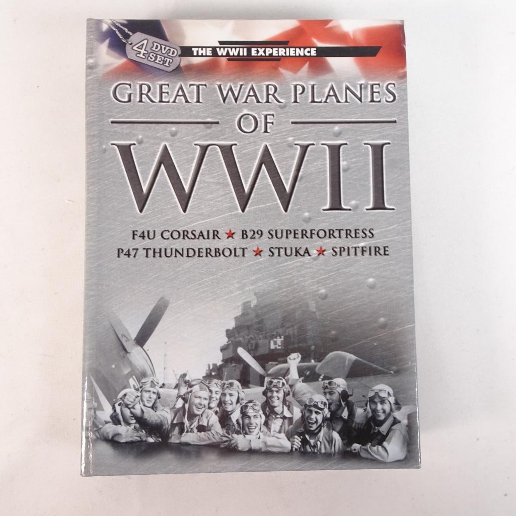 Great War Planes of WWII 4 DVD Set - B29, Spitfire, Stuka, P47 Corsair Aviation Documentary (1 of 3)