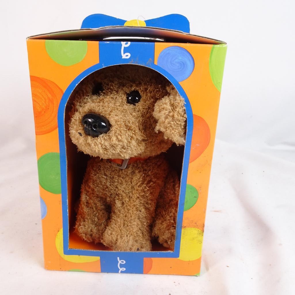 Hallmark Present Pup Pop Up Dog Plush In Box Vintage Gift Toy (1 of 3)