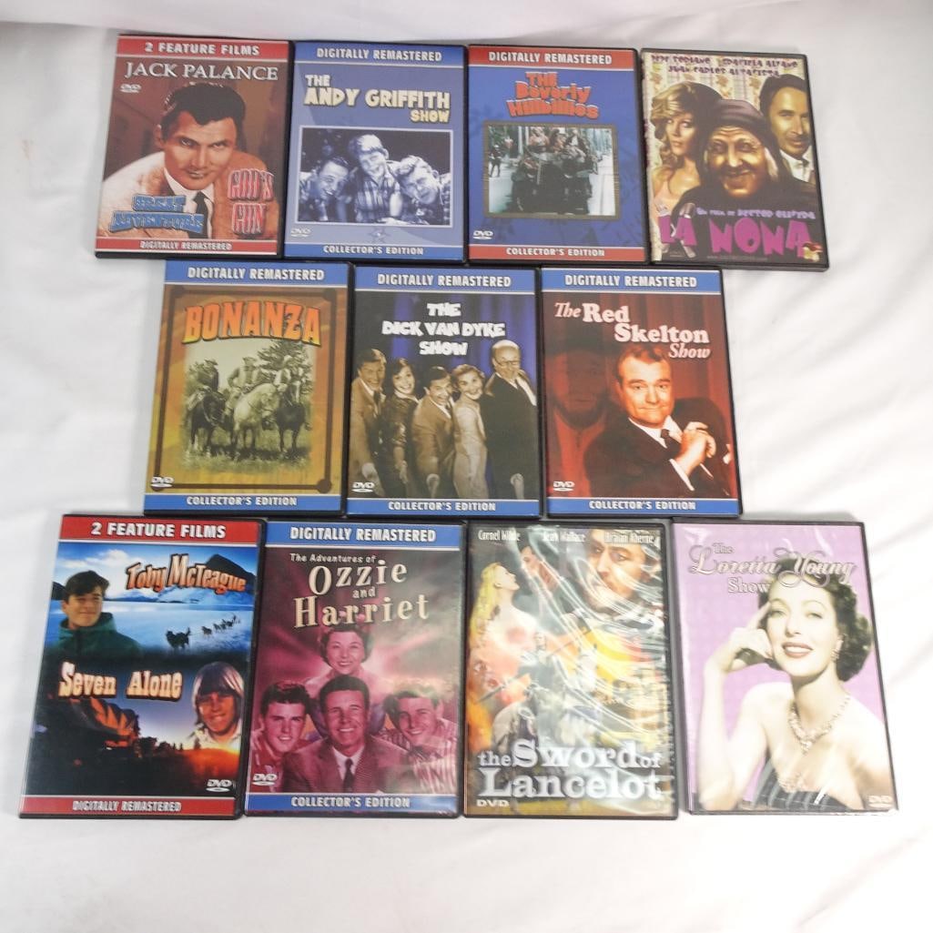 Classic TV Shows DVD Lot Bonanza Andy Griffith Dick Van Dyke Red Skelton 11 DVDs (1 of 2)