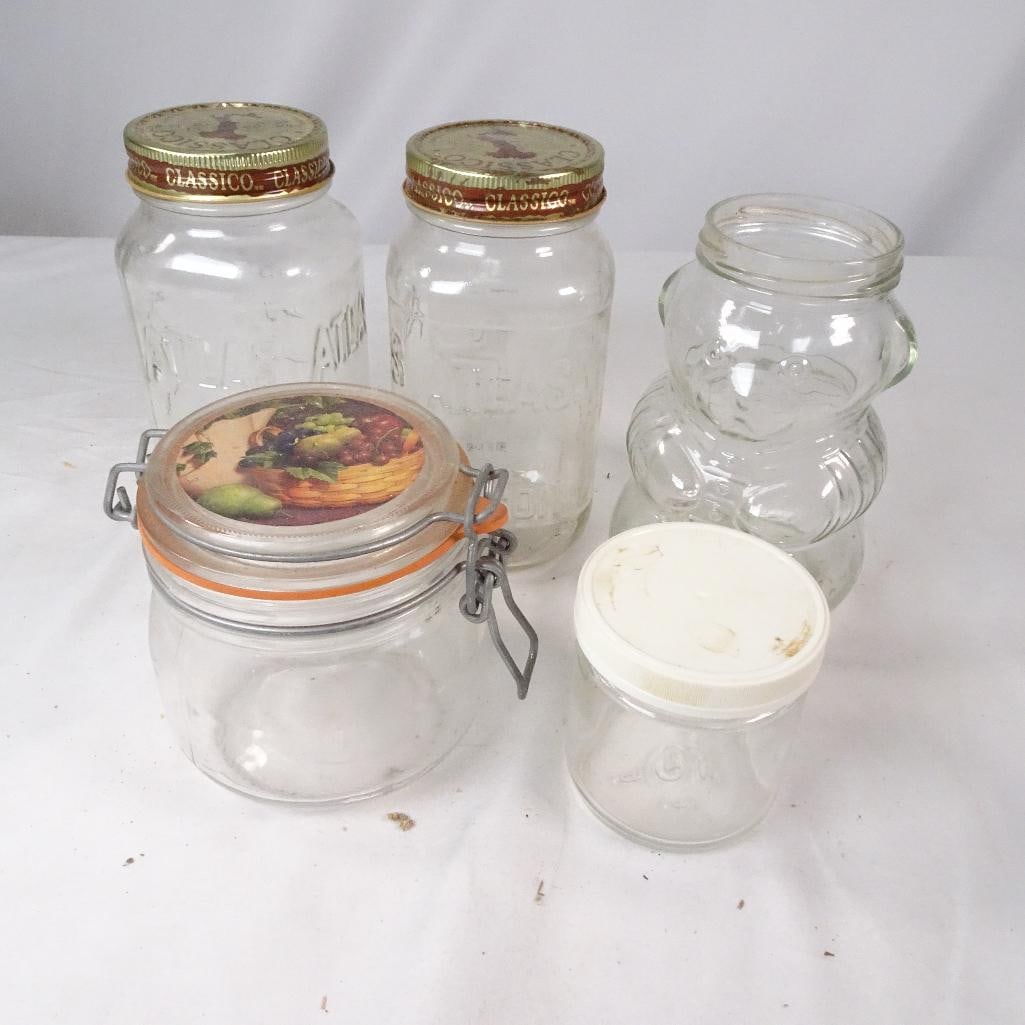 Vintage Glass Jar Lot (1 of 10)