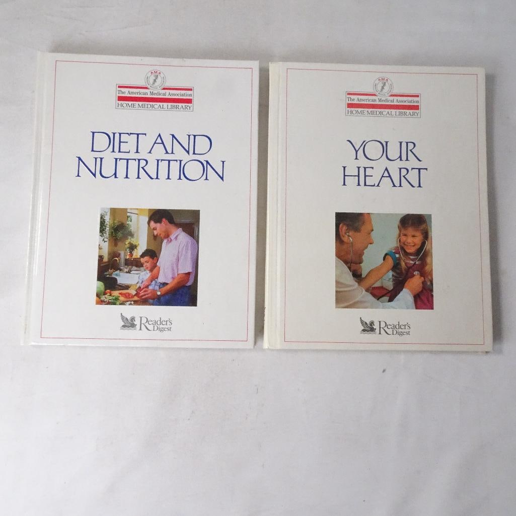Lot of 2 AMA Home Medical Library Hardcover Books Diet and Nutrition + Your Heart (1 of 5)